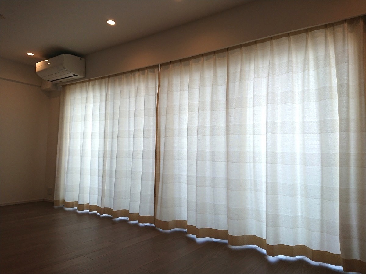 ACTUS 香しい KNOT カーテン パープル