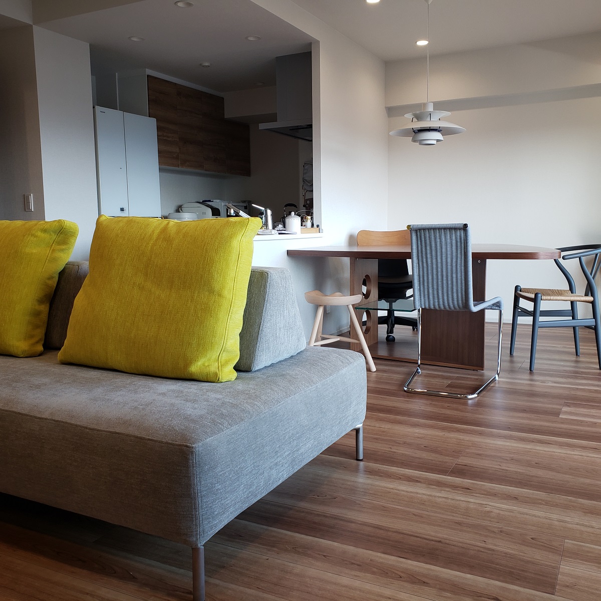 K様 ／ プレイタワーソファ、M21テーブル